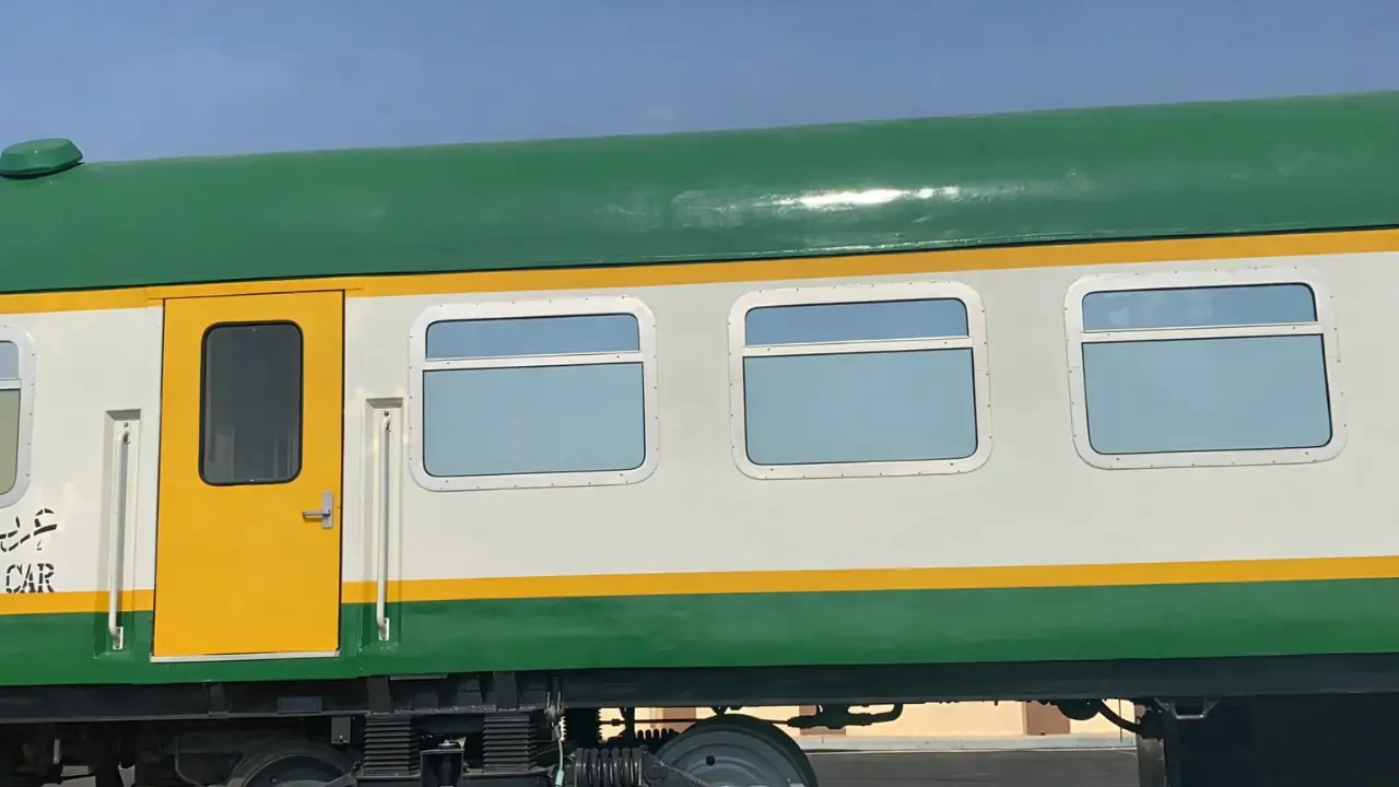 عربة قطار النوم من الخارج